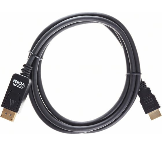 Кабель-переходник VCOM DisplayPort M - HDMI M, 4K 30Hz, 1.8m CG608-1.8M 1