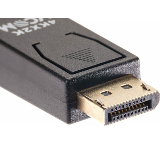 Кабель-переходник VCOM DisplayPort M - HDMI M, 4K 30Hz, 1.8m CG608-1.8M