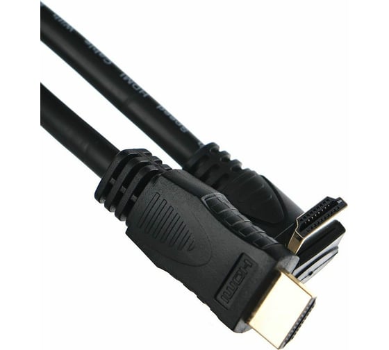 Кабель VCOM HDMI=HDMI-угловой коннектор 90 градусов, 1.8м, 2.0V CG523-1.8M