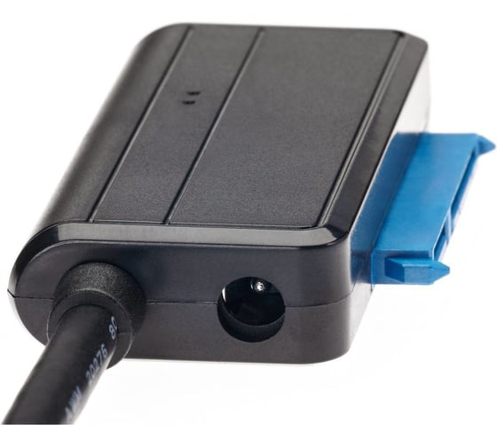 Кабель-адаптер VCOM USB 3.0 - SATA III 2.5/3,5+SSD, правый угол, CU817