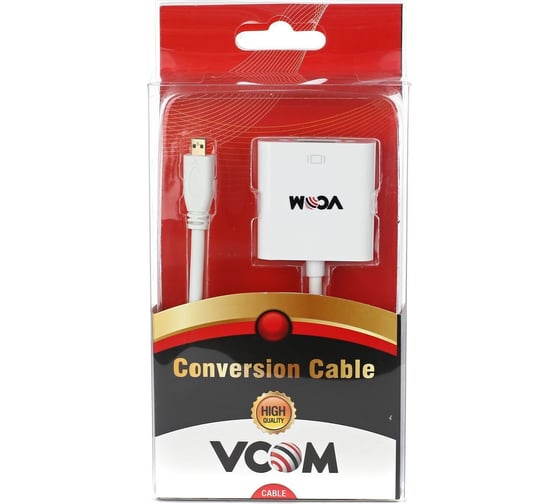 Кабель-переходник VCOM Micro HDMI M = VGA F 0.15m CG593