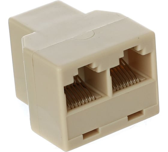 Переходник-разветвитель VCOM RJ-45 8P8C Jack - 2-8P8C Jack CT252
