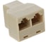 Переходник-разветвитель VCOM RJ-45 8P8C Jack - 2-8P8C Jack CT252 2
