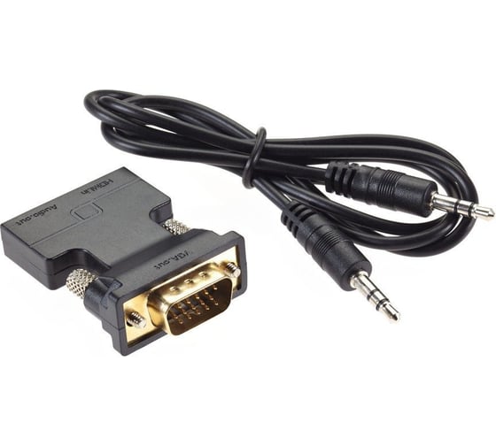 Переходник VCOM HDMI/F - VGA/M+audio,1080*60Hz, CA336