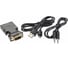 Переходник VCOM VGA/M+audio+micro USB - HDMI/F, 1080*60Hz, CA337 2