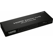 Разветвитель VCOM HDMI Spliitter 1=12, 3D Full-HD, 1.4v, каскадируемый DD4112