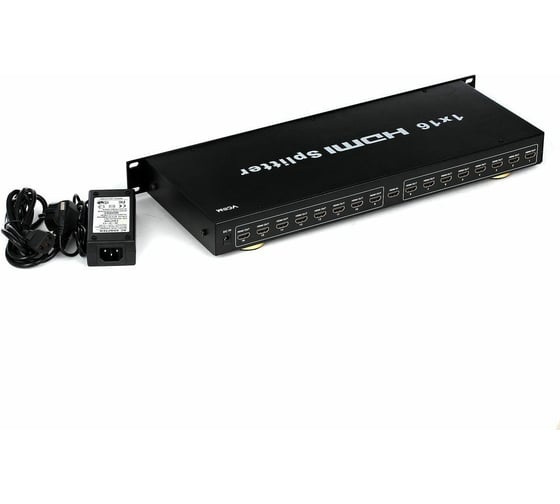 Разветвитель VCOM HDMI Spliitter 1=16 3D Full-HD 1.4v, каскадируемый DD4116