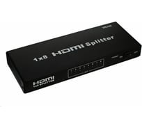 Разветвитель VCOM HDMI Spliitter 1=8 3D Full-HD 1.4v, каскадируемый DD418A/VDS8048D
