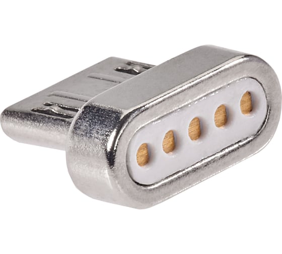 Кабель с магнитным адаптером VCOM USB 2.0 A/m --> micro-B 5P, 1м VUS7000-1M