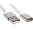 Кабель с магнитным адаптером VCOM USB 2.0 A/m --> micro-B 5P, 1м VUS7000-1M 2