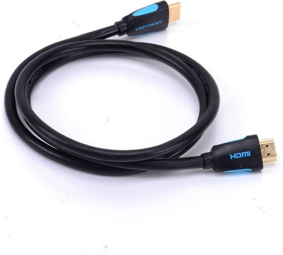 Кабель HDMI Vention High speed v2.0 with Ethernet 19M/19M - 0.75м VAA-M01-B075 1