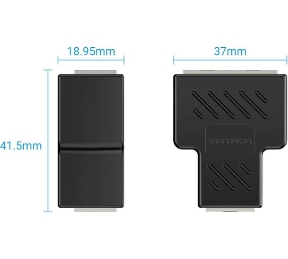 Сплиттер Vention RJ45 F / 2хRJ45 F 8p8c 2шт. IPSB0