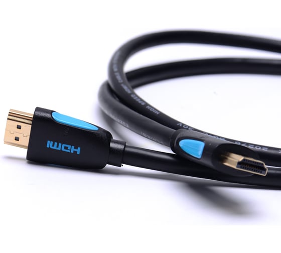Кабель HDMI Vention High speed v2.0 with Ethernet 19M/19M - 2м VAA-M01-B200