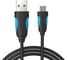 Кабель Vention USB 2.0 AM/micro B 5pin - 1.5м, черный VAS-A04-B150 3