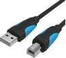 КабельVentionUSB2.0AM/BM-3м,черныйVAS-A16-B300