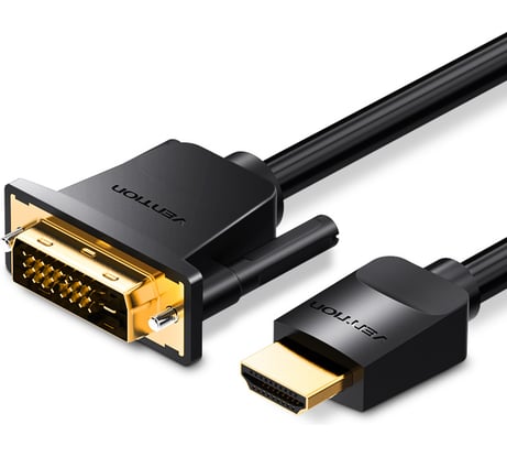 Кабель HDMI Vention 19M/DVI-D Dual link 25M - 3 м. ABFBI