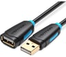 Кабель-удлинительVentionUSB2.0AM/AF-5м,чёрныйCBCBJ