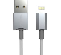 Кабель Vention USB 2.0 AM/Lightning 8M для iPad/iPhone, серебристый VAI-C02-W100