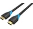 Кабель HDMI Vention High speed v1.4 with Ethernet 19M/19M - 0.75м VAA-B01-L075 1
