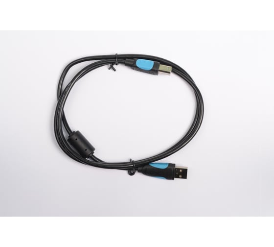 Кабель Vention USB 2.0 AM/BM - 1,5м, черный VAS-A16-B150