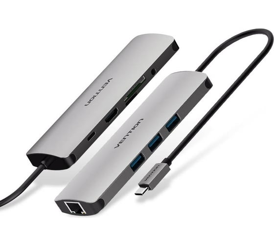 Мультифункциональный хаб Vention USB Type C 9 в 1 CGNHA