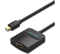 Адаптер-переходник Vention mini DisplayPort 20M; HDMI F, чёрный HBCBB