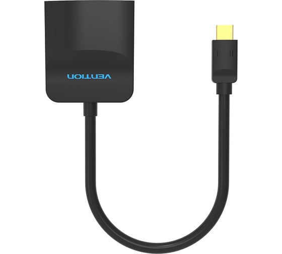 Адаптер-переходник Vention mini DisplayPort 20M; HDMI F, чёрный HBCBB