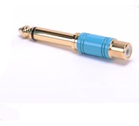 Переходник Vention jack 6.35 mm M/RCA F VDD-C03