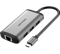 Мультифункциональный хаб Vention USB Type C 6 в 1 CNCHB