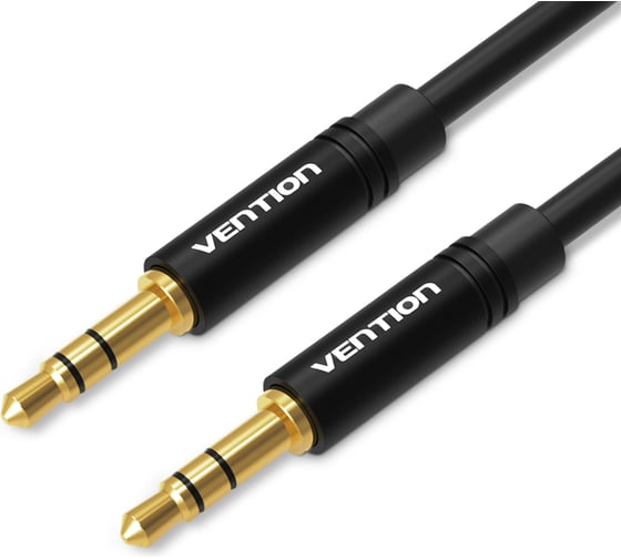 Аудио кабель Vention Jack 3,5 mm M/Jack 3,5 mm M - 1,5м, черный BAKBG