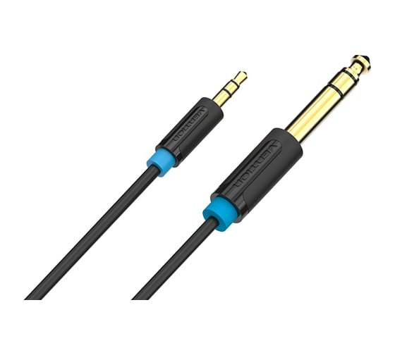 Аудио кабель Vention Jack 6,5 mm M/ 3,5 M - 5 м BABBJ