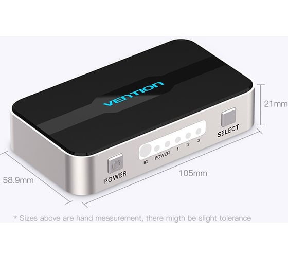 Переключатель Vention switch 3x1 HDMI v1.4 AFFH0