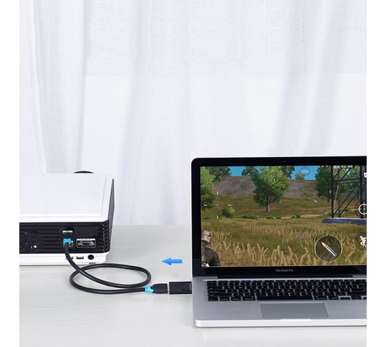 Адаптер-переходник Vention DisplayPort 20M, HDMI F HBKB0