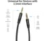 Аудио кабель Vention Jack 3,5 mm M/Jack 3,5 mm M - 1м, черный BAKBF 13