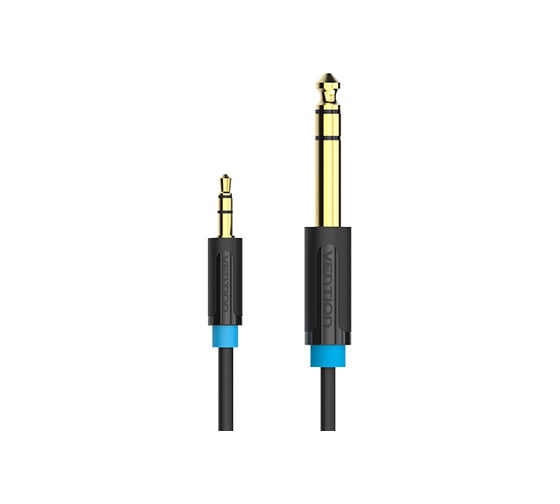 Аудио кабель Vention Jack 6,5 mm M/ 3,5 M - 1,5м BABBG