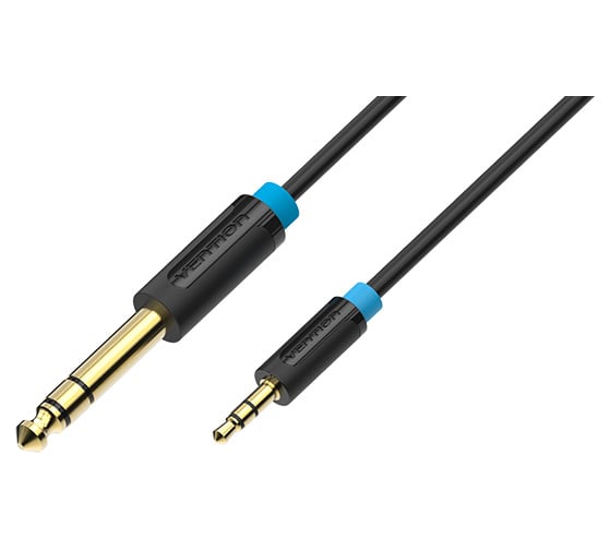 Аудио кабель Vention Jack 6,5 mm M/ 3,5 M - 1,5м BABBG