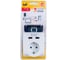Адаптер IEK Т-02 01 1 место, 2P+PE, 16А, 2хUSB, 2,4А, белый WTP11-16-01-Z-K01 3