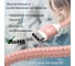 Кабель TypeC GCR 1.0m быстрая зарядка, розовый нейлон, AL корпус розовый, белый ПВХ 28-24 AWG VIV52I509 3