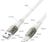 Кабель GCR 1.7m для iPhone, iPad, Air MFI series MERCEDES, WHITE NYLON VIV52I578 3