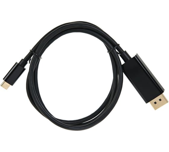 Кабель-адаптер VCOM USB 3.1 Type-C m - DisplayPort m, 3840x2160@60Hz, 1m CU422C-1M 1