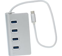 Кабель-концентратор VCOM USB 3.1 Type-C/m - 4 port USB 3.0 HUB, 5Gbps, DH316