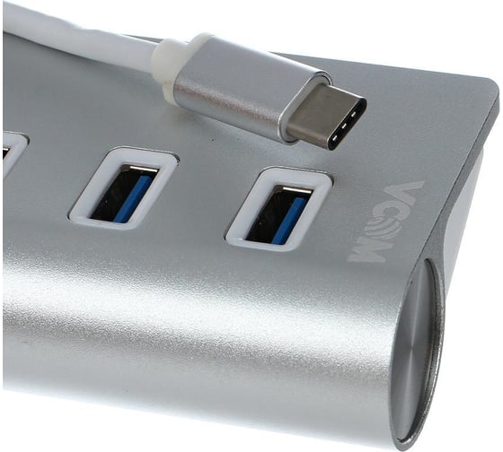 Кабель-концентратор VCOM USB 3.1 Type-C/m - 4 port USB 3.0 HUB, 5Gbps, DH316