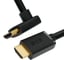 Кабель HDMI 2.0 GCR 2.0m M/M верхний угол, черный VIV52I319 1
