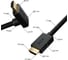 Кабель HDMI 2.0 GCR 2.0m M/M верхний угол, черный VIV52I319 2