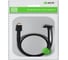 Кабель HDMI 2.0 GCR 2.0m M/M верхний угол, черный VIV52I319 3