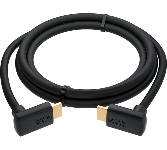 Кабель HDMI 2.0 GCR 2.0m M верхний угол /M верхний угол, черный VIV52I310