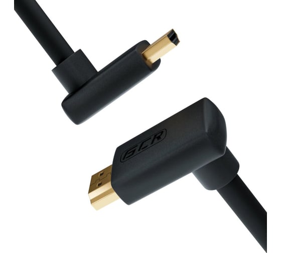 Кабель HDMI 2.0 GCR 2.0m M верхний угол /M верхний угол, черный VIV52I310