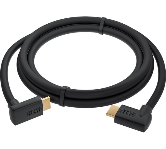 Кабель HDMI 2.0 GCR 2.0m M правый угол/M верхний угол, черный VIV52I316