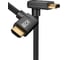 Кабель HDMI 2.0 GCR 2.0m M правый угол/M верхний угол, черный VIV52I316 1