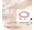 Кабель MicroUSB GCR 1.5m быстрая зарядка, розовый нейлон, AL корпус розовый, белый ПВХ, 28/24 AWG VIV52I474 3